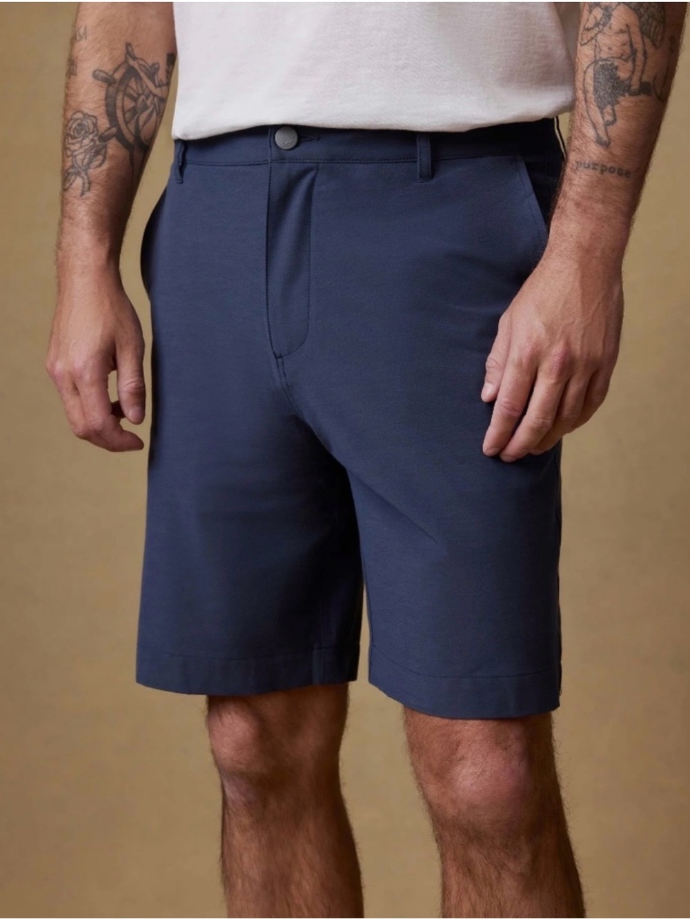 Faherty All Day™ Short (9") size 36, blue color